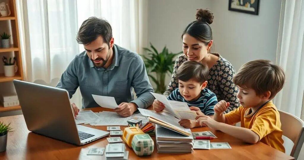 educação financeira para filhos