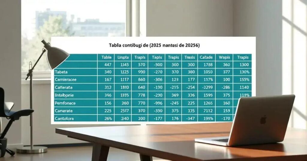 tabela de contribuição inss