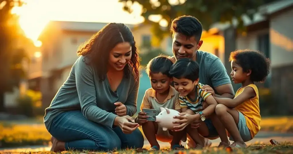 educação financeira para filhos