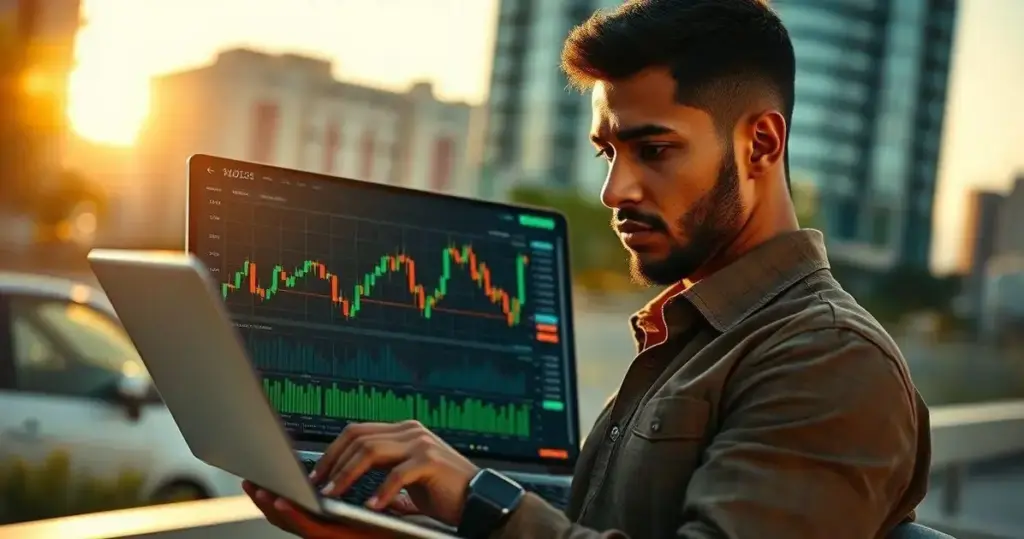 linhas de tendência em cripto